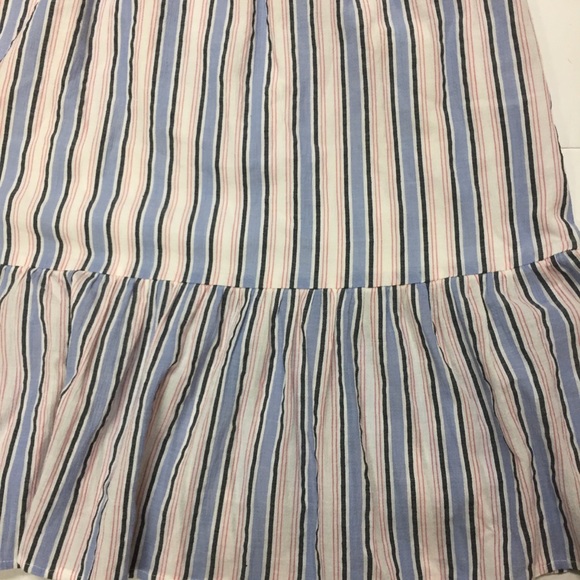 J. Crew Mercantile Off Shoulder Bohemian Flounce Peasant Dress SZ M - Picture 6 of 8